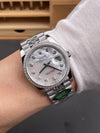 ARF – Datejust 36 126284RBR Mother of Pearl Diamond Dial | Çelik Jubilee | Taşlı Bezel | Super Clone 32