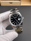 ARF – Datejust 36 126234 Black Baton Dial | Çelik Oyster | Yivli Bezel | Super Clone 3235