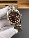 ARF – Datejust 36 126231 Chocolate Baton Dial | Çelik / Rose Gold Jubilee | Yivli Bezel | Super Clone 3235